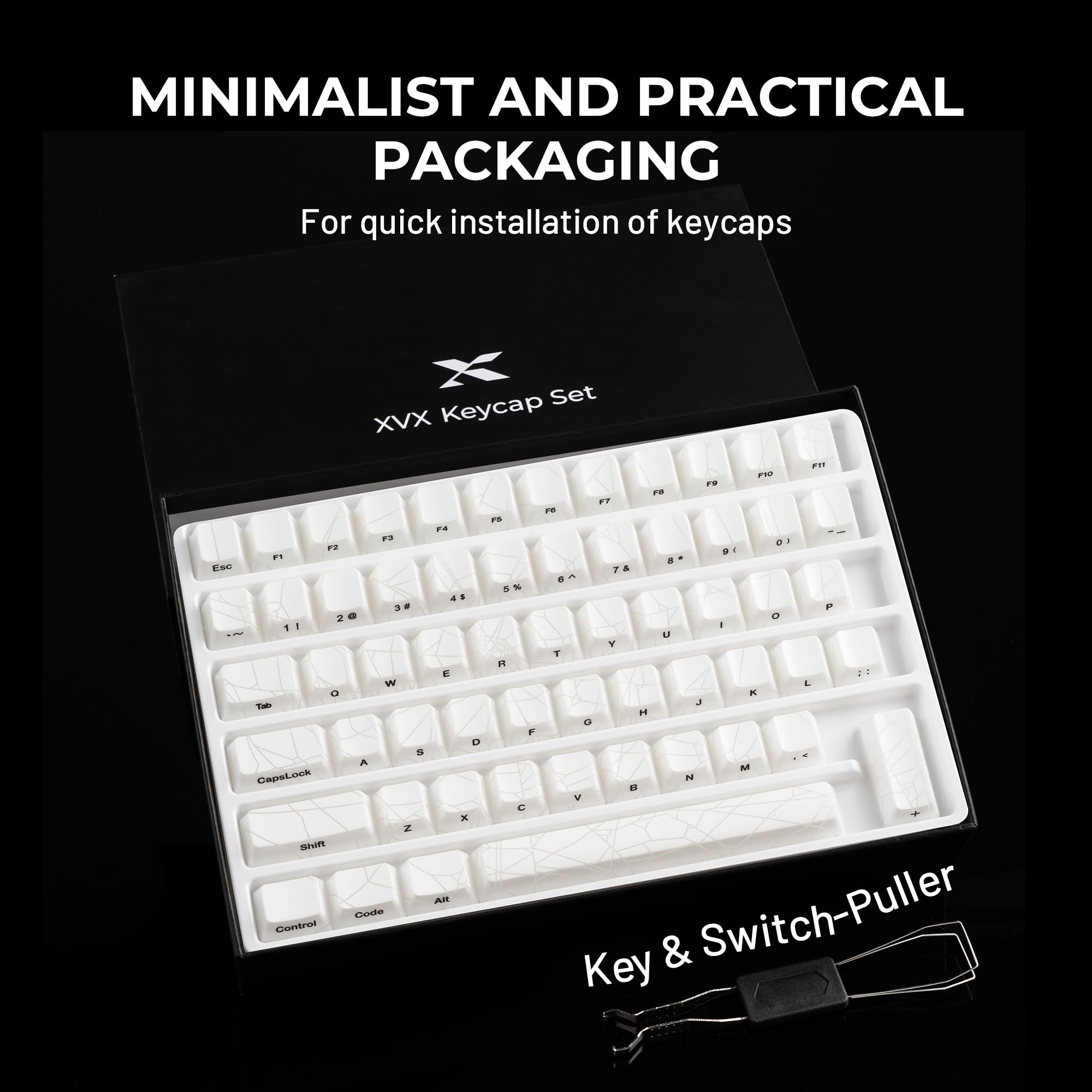 Amazon | XVX Shine Through Keycap w/IMD Tech、カスタムスパイダー